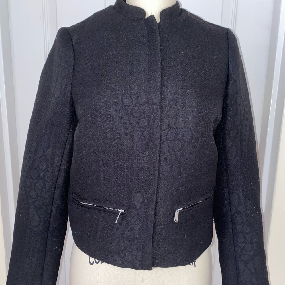 H&M jacquard Cropped jacket.